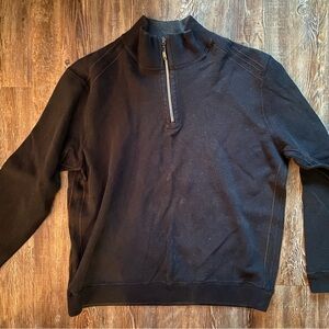 Tommy Bahama Men’s Reversible Black/Gray Sweater